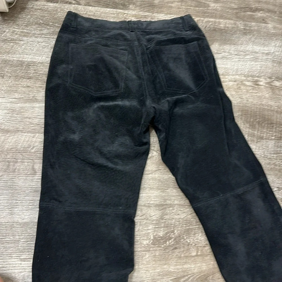 Hugo buscati 💯 leather pants‎ w button closure NWOT - Picture 5 of 5